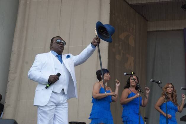 July 10, 2016 - Chicago, IL, USA - Thousands gathered in Grant Park, Chicago on Sunday, July 10th, to see the final concert of the popular Taste of Chicago Festival. Sheila E got the crowd moving to her beat. She later joined the Isley Brothers during their performance. The audience was literally dancing in the aisles as some of the oldies were played. Pictured: Ronald Isley Chicago USA - ZUMAh86_