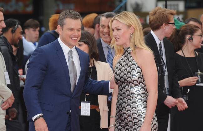 July 11, 2016 - England, United Kingdom - Matt Damon and Julia Stiles attend the European Premiere of Jason Bourne at Odeon Leciester Square. United Kingdom - ZUMAs147