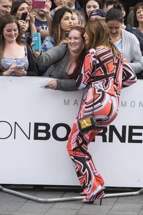 London, UK. 11 July 2016. Presenter Lisa Snowdon. Red carpet arrivals for the European Premiere of the Universal movie Jason Bourne (2016) in London s Leicester Square. European Premiere of Jason Bourne, London, UK 