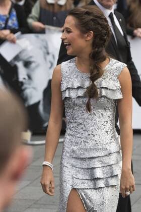 London, UK. 11 July 2016. Swedish actress Alicia Vikander. Red carpet arrivals for the European Premiere of the Universal movie Jason Bourne (2016) in London s Leicester Square. European Premiere of Jason Bourne, London, UK 