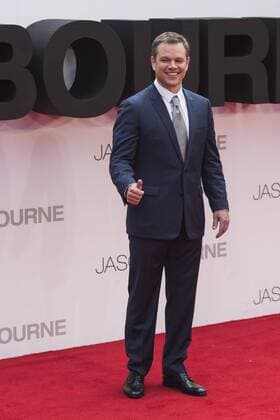 London, UK. 11 July 2016. Actor Matt Damon. Red carpet arrivals for the European Premiere of the Universal movie Jason Bourne (2016) in London s Leicester Square. European Premiere of Jason Bourne, London, UK 