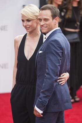 London, UK. 11 July 2016. German actor Vinzenz Kiefer with wife Masha Tokareva. Red carpet arrivals for the European Premiere of the Universal movie Jason Bourne (2016) in London s Leicester Square. European Premiere of Jason Bourne, London, UK 