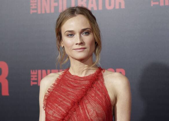 Diane Kruger arrives on the red carpet at The Infiltrator New York premiere at AMC Loews Lincoln Square Theater on July 11, 2016 in New York City.  NYP20160711157 JOHNxANGELILLO