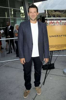 Tony Romo UNDRAFTED FILM PREMIERE Hollywood Patrick Rideaux PicturePerfect