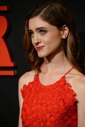 Cast member Natalia Dyer attends Netflix s supernatural mystery thriller Stranger Things at Mack Sennett Studios in Los Angeles on July 11, 2016. Storyline: A strange town where everyone knows everyone Is subject to a peculiar incident. The town then undergoes a state of panic, before the government becomes involved.  LAP2016071109 JIMxRUYMEN