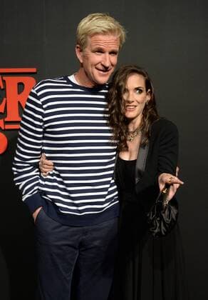 Cast members Matthew Modine and Wynona Ryder attend Netflix s supernatural mystery thriller Stranger Things at Mack Sennett Studios in Los Angeles on July 11, 2016. Storyline: A strange town where everyone knows everyone Is subject to a peculiar incident. The town then undergoes a state of panic, before the government becomes involved.  LAP2016071101 JIMxRUYMEN