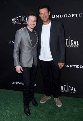 July 11, 2016 - Hollywood, CA, United States - 11 July 2016 - Hollywood, California. Joe Mazzello, Tony Romo. Arrivals for the Los Angeles premiere of Vertical Entertainment s Undrafted held at Arclight Hollywood. Photo Credit: Hollywood United States - ZUMAa123