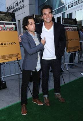 July 11, 2016 - Hollywood, CA, United States - 11 July 2016 - Hollywood, California. Matt Bush, Jay Hayden. Arrivals for the Los Angeles premiere of Vertical Entertainment s Undrafted held at Arclight Hollywood. Photo Credit: Hollywood United States - ZUMAa123