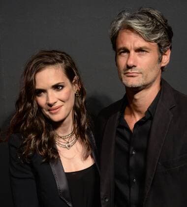 Cast member Winona Ryder and Scott Mackinlay Hahn attend Netflix s supernatural mystery thriller Stranger Things at Mack Sennett Studios in Los Angeles on July 11, 2016. Storyline: A strange town where everyone knows everyone Is subject to a peculiar incident. The town then undergoes a state of panic, before the government becomes involved.  LAP2016071138 JIMxRUYMEN
