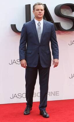 Jason Bourne UK Premiere London, UK. Matt Damon at UK Premiere of Jason Bourne at the Odeon, Leicester Square, London on July 11th 2016. LMK73-60362-120716 