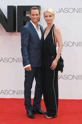 German actor Vinzenz Kiefer and Russian actress, Masha Tokareva attending the European Premiere of Jason Bourne at Odeon Leicester Square, in London. July 11th 2016  PTYx162234