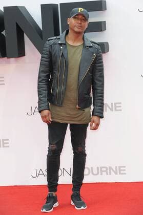 English DJ and presenter, Rickie Haywood Williams attending the European Premiere of Jason Bourne at Odeon Leicester Square, in London. July 11th 2016  PTYx162234