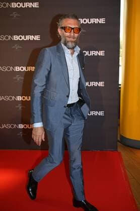 Vincent Cassel attends the French premiere of the film Jason Bourne in Paris on July 12, 2016.  PAR20160712706 DAVIDxSILPA