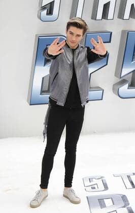 English former Union J star George Shelley attending the UK Premiere of Star Trek Beyond at Empire Leicester Square in London. July 12th 2016  MESx162258