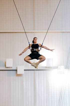 Aug. 25, 2010 - Montreal, QC, Canada - MONTREAL, QUE.: AUGUST 25, 2010 -- Twenty-two year-old Acrobatic artist Michelle Vera, from Florida, go through general training at the Cirque du Soleil headquarters in Montreal on Wednesday, August 25, 2010. (Dario Ayala CALGARY HERALD) FOR POSTMEDIA NEWS WEEKLY FEATURES PACKAGES SEPTEMBER 13, 2010. FEAT-CIRQUE - ZUMAw51_