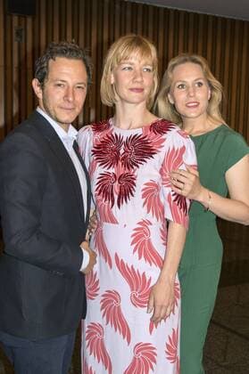 Trystan Pütter, Sandra Hüller und Hadewych Minis bei der Berlin Premiere des Kinofilms Toni Erdmann im Kino International. Berlin, 13.07.2016 Foto:xK.xWernerx xFuturexImage