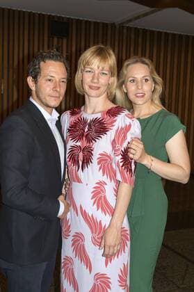 Trystan Pütter, Sandra Hüller und Hadewych Minis bei der Berlin Premiere des Kinofilms Toni Erdmann im Kino International. Berlin, 13.07.2016 Foto:xK.xWernerx xFuturexImage