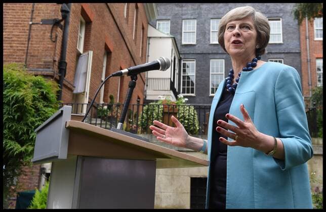 . 14 07 2016. London, United Kingdom. Prime Minister- Police Bravery Awards. The Prime Minister Theresa May host a reception for the Police Bravery Award in the Garden of No10 Downing Street.  xAndrewxParsonsx xi-Imagesx IIM-13174-0002
