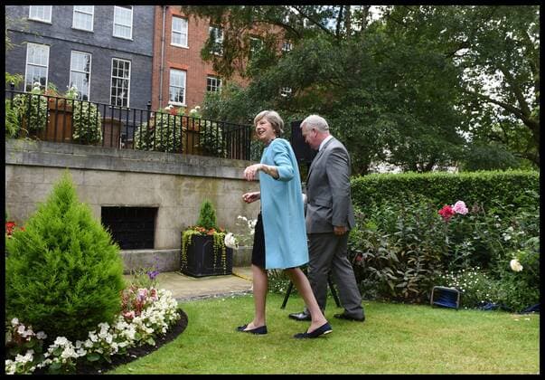 . 14 07 2016. London, United Kingdom. Prime Minister- Police Bravery Awards. The Prime Minister Theresa May host a reception for the Police Bravery Award in the Garden of No10 Downing Street.  xAndrewxParsonsx xi-Imagesx IIM-13174-0015