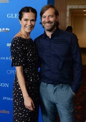 Actors Katie Aselton and Mark Duplass attend the motion picture documentary Gleason at Regal L.A. Live in Los Angeles on July 14, 2016. Storyline: At the age of 34, Steve Gleason was diagnosed with ALS. Doctors gave the former NFL defensive back and New Orleans hero two to five years to live. So that is what Steve chose to do - LIVE: with purpose, for his newborn son, for his wife, and to help others with his disease.  LAP2016071415 JIMxRUYMEN