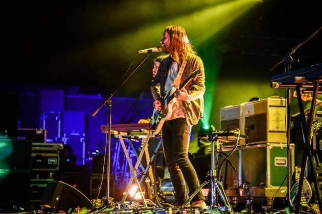 Singer Kevin Parker of Australian Group Tame Impala performs during the music festival Colours of Ostrava in the lower part of Vitkovice industrial area in Ostrava, Czech Republic, July 14, 2016. (CTKxPhoto AdolfxHorsinka) CTKPhotoP201607141009601  AHO 36 K