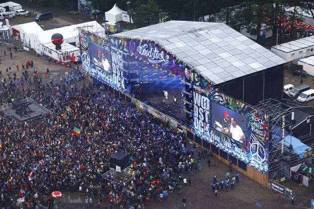 Musikfestival Haltestelle Woodstock in Kostrzyn 22nd Woodstock festival in Kostrzyn, Poland 22nd Woodstock festival on July 14, 2016 in Kostrzyn nad Odra, Poland. EN_01218471_0010 