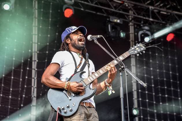 Band Mbongwana from Congo performs during the second day of the music festival Colours of Ostrava in the lower part of Vitkovice industrial area in Ostrava, Czech Republic, July 15, 2016. (CTKxPhoto AdolfxHorsinka) CTKPhotoP201607151064101  AHO 12