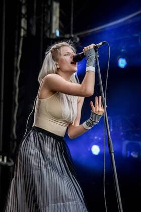 Singer Aurora from Norway performs during the second day of the music festival Colours of Ostrava in the lower part of Vitkovice industrial area in Ostrava, Czech Republic, July 15, 2016. (CTKxPhoto AdolfxHorsinka) CTKPhotoP201607151066001  AHO 22