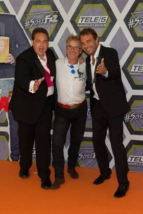Oliver Kalkofe, Martin Semmelrogge und Peter Ruetten - Premiere SchleFaZ in Berlin am 15.07.2016. Premiere SchleFaZ