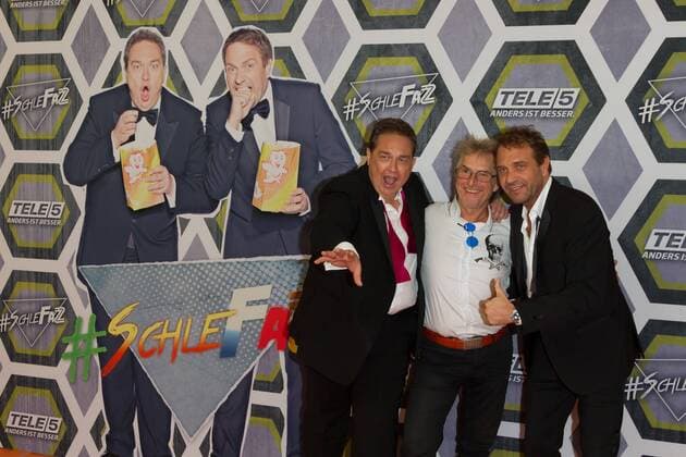 Oliver Kalkofe, Martin Semmelrogge und Peter Ruetten - Premiere SchleFaZ in Berlin am 15.07.2016. Premiere SchleFaZ