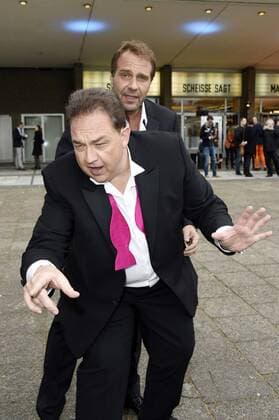 Peter Rütten und Oliver Kalkofe bei der Premiere von SchleFaZ: Musik, Musik - Da wackelt die Penne im Kino International. Berlin, 15.07.2016 Foto:xFredericx xFuturexImage