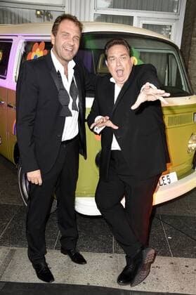 Peter Rütten und Oliver Kalkofe bei der Premiere von SchleFaZ: Musik, Musik - Da wackelt die Penne im Kino International. Berlin, 15.07.2016 Foto:xFredericx xFuturexImage