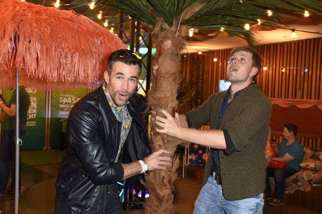 Jo Weil und Martin Tietjen bei der Premiere von SchleFaZ: Musik, Musik - Da wackelt die Penne im Kino International. Berlin, 15.07.2016 Foto:xFredericx xFuturexImage