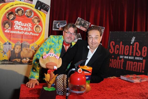 Premiere Schlefaz, die Schlechtesten Filme aller Zeiten Joerg Strombach, Oliver Kalkofe, Produzenten Schlefaz Premiere Schlefaz, die Schlechtesten Filme aller Zeiten im Kino International in Berlin am 15.07.20165