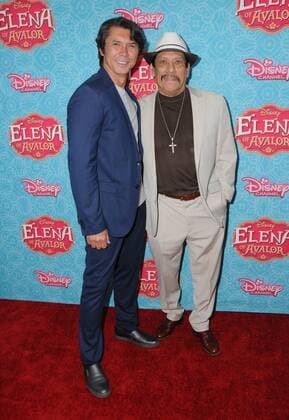 July 16, 2016 - Beverly Hills, CA, United States - 16 July 2016 - Beverly Hills, California. Lou Diamond Phillips, Danny Trejo. Arrivals for the Los Angeles VIP screening for Disney s Elena of Avalor held at Paley Center for Media. Photo Credit: Beverly Hills United States - ZUMAa123
