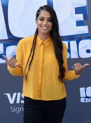 Cast member Lilly Singh, the voices of Misty and Bubbles in the animated motion picture sci-fi comedy Ice Age: Collision Course attends the premiere of the film at the Zanuck Theater on the 20th Century Fox Studios lot in Los Angeles on July 16, 2016. Storyline: Scrat s epic pursuit of his elusive acorn catapults him outside of Earth, where he accidentally sets off a series of cosmic events that transform and threaten the planet.  LAP2016071651 JIMxRUYMEN