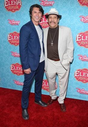 July 16, 2016 - Beverly Hills, California, U.S. - Lou Diamond Phillips & Danny Trejo arrives for the Disney Channel s Elena of Avalor Los Angeles Premiere at the Paley Center for Media. Beverly Hills U.S. - ZUMAo05_