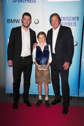 Tom Kühnhackl, Max Linsenmann und Erich Kühnhackl bei der Verleihung Bayerischer Sportpreis am 16.07.2016 in München Verleihung Bayerischer Sportpreis 2016 in Muenchen 