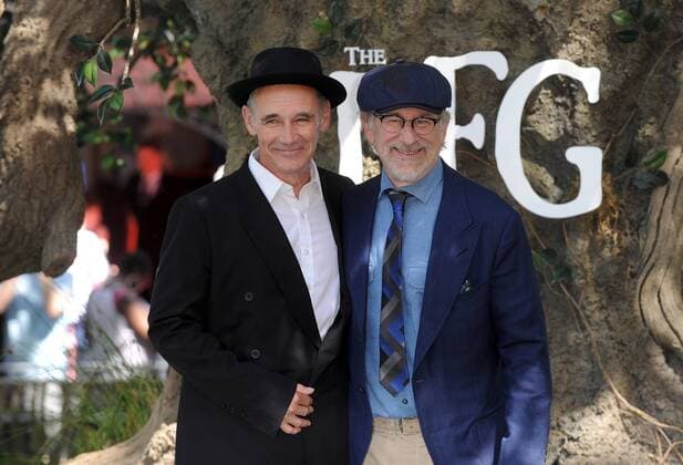 July 17, 2016 - England, United Kingdom - Mark Rylance and Steven Spielberg attend the UK Premiere of The BFG at Odeon Leciester Square. United Kingdom - ZUMAs147