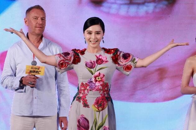 BEIJING, CHINA - JULY 17: Actress Fan Bingbing attends the premiere of director Renny Harlin s film Skiptrace on July 17, 2016 in Beijing, China.  CFP488396893