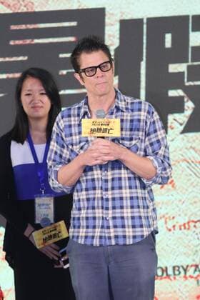 BEIJING, CHINA - JULY 17: American actor Johnny Knoxville attends the premiere of director Renny Harlin s film Skiptrace on July 17, 2016 in Beijing, China.  CFP488402038