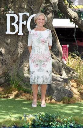 Baker Mary Berry attending the Big Friendly Giant UK film premiere in London. JULY 17th 2016  MESx162330