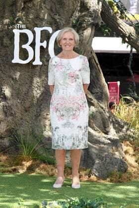Baker Mary Berry attending the Big Friendly Giant UK film premiere in London. JULY 17th 2016  MESx162330