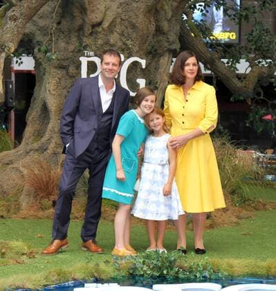 Actress Ruby Barnhill and family attending the Big Friendly Giant UK film premiere in London. JULY 17th 2016  MESx162330