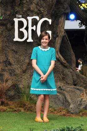 Child actress Ruby Barnhill attending the Big Friendly Giant UK film premiere in London. JULY 17th 2016  TSTx162331