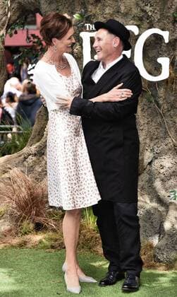 The BFG UK Premiere London, UK. Lucy Dahl and Mark Rylance at The BFG Premiere held at Leicester Square Gardens, Leicester Square, London on Sunday 17 July 2016. LMK392 -60374-180716 
