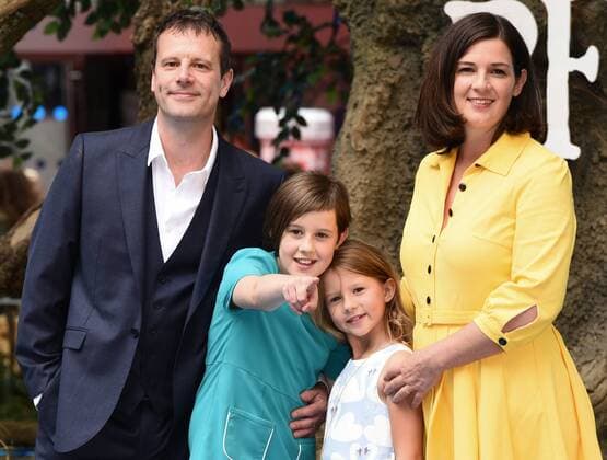 The BFG UK Premiere London, UK. Paul Barnhill, Ruby Barnhill, Darcey Barnhill and Sarah Barnhill at The BFG Premiere held at Leicester Square Gardens, Leicester Square, London on Sunday 17 July 2016. LMK392 -60374-180716 