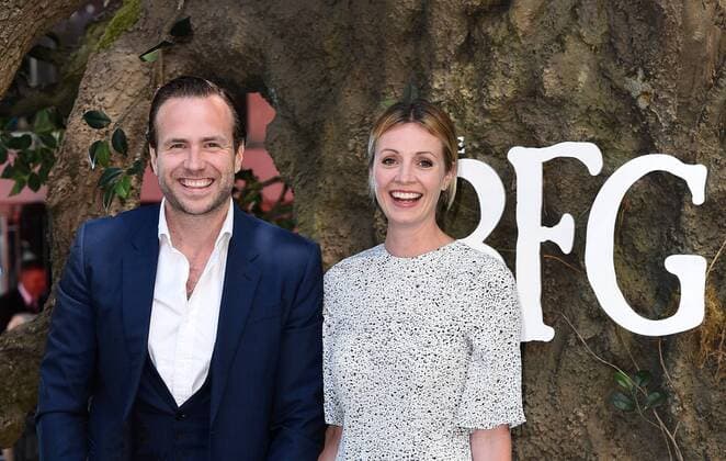 The BFG UK Premiere London, UK. Rafe Spall and Elize du Toit at The BFG Premiere held at Leicester Square Gardens, Leicester Square, London on Sunday 17 July 2016. LMK392 -60374-180716 