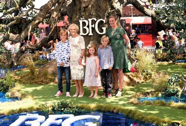 The BFG UK Premiere London, UK. Mary Berry and family at The BFG Premiere held at Leicester Square Gardens, Leicester Square, London on Sunday 17 July 2016. LMK392 -60374-180716 