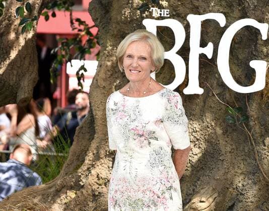 The BFG UK Premiere London, UK. Mary Berry at The BFG Premiere held at Leicester Square Gardens, Leicester Square, London on Sunday 17 July 2016. LMK392 -60374-180716 